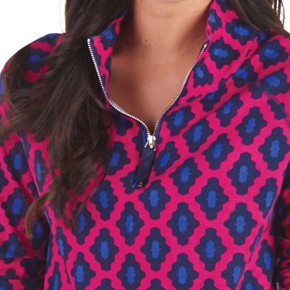 Long Sleeve, quarter zip pullover sweater - Picture 2 of 4